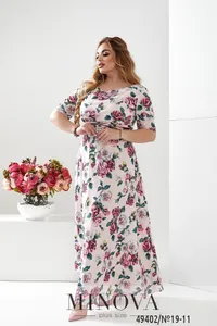 Платье 19-11-пудра Minova