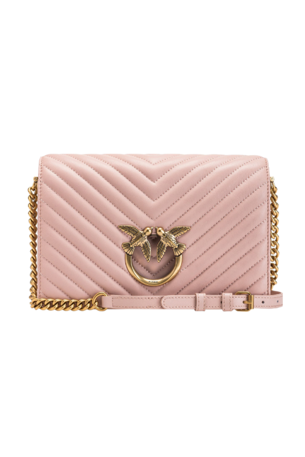 CLASSIC LOVE BAG CLICK CHEVRON – pink