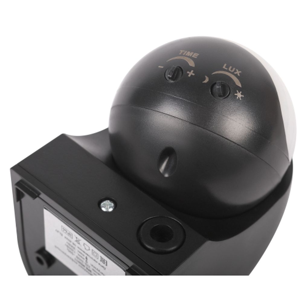 Датчик движения ЭРА MD 011 настенный инфракрасный 1200 Вт угол 180° IP44 черный | Датчики движения