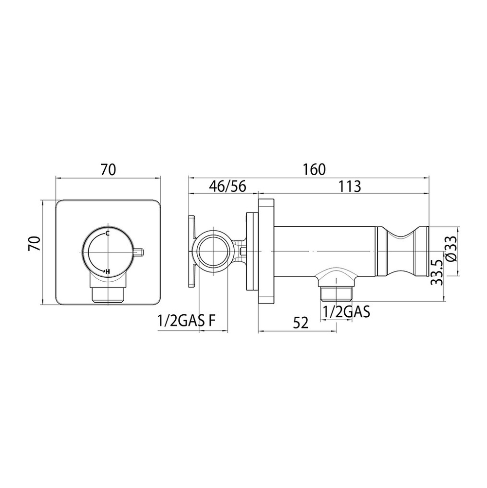 Bossini Cube Brass Mixer Set гигиенический комплект: смеситель прогрессивный, душ с кнопкой подачи воды, шланг 1250 мм, держатель с шланговым подключением
