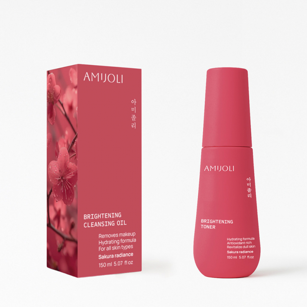 AMIJOLI Brightening Toner Sakura Radiance Тонер для лица с экстрактом сакуры для выравнивания тона кожи 150мл