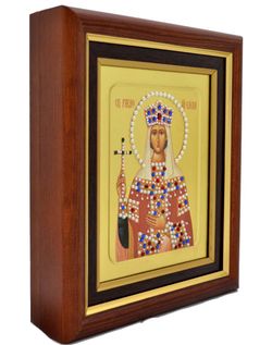 Икона Елены равноапостольной, писанная в монастыре.