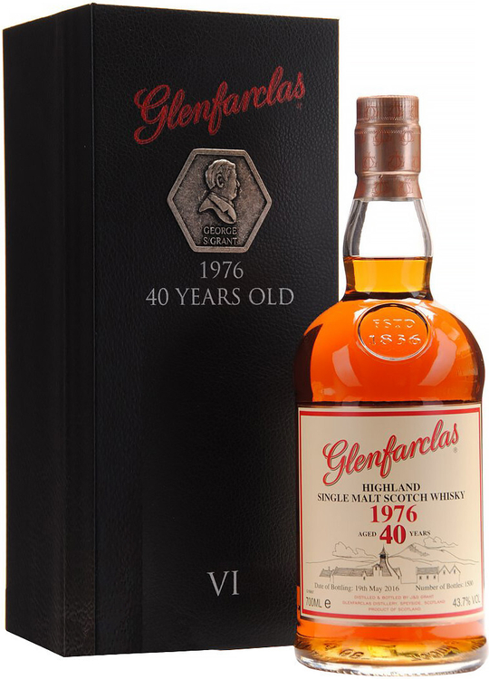 Виски Glenfarclas 40 Years Old 1976 , 0.7 л