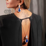 Серебряные серьги с лазуритом Arte Diyar 20220478 Иран