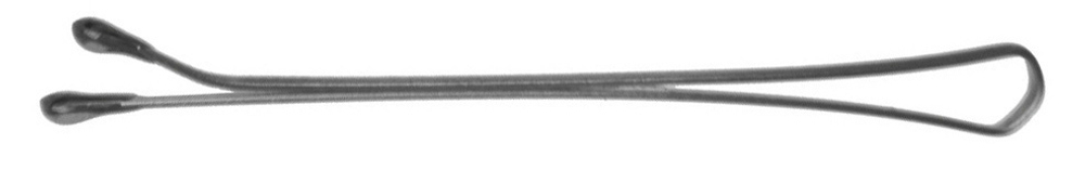 Невидимки прямые Dewal SLN50P-4/60, серебристые, 50 мм (60 шт)