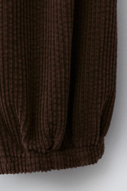 ZARA ВЕЛЬВЕТОВЫЕ БРЮКИ, КОРИЧНЕВЫЙ