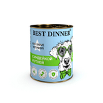 Влажный корм Best Dinner Exclusive Vet Profi Hypoallergenic, для собак, с индейкой и уткой, 340 г