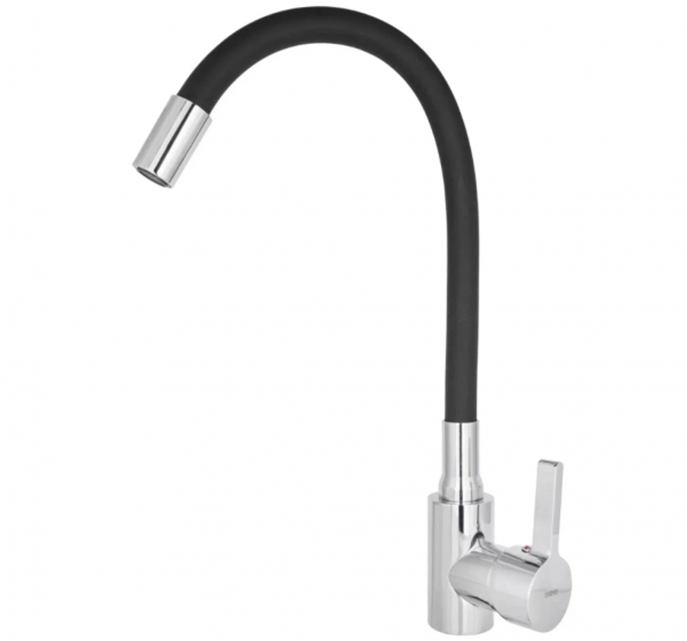 Смеситель для кухни DIONIS однорукий, ЧЁРНЫЙ TZB4-KD-356