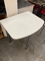 Стол пластик пристенный