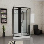 Душевая кабина Grossman Elegans GR252Q (120х80х217) дверь раздвижная,6 мест