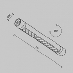Модульный светильник Maytoni Points C149CL-L300-6W3K-B