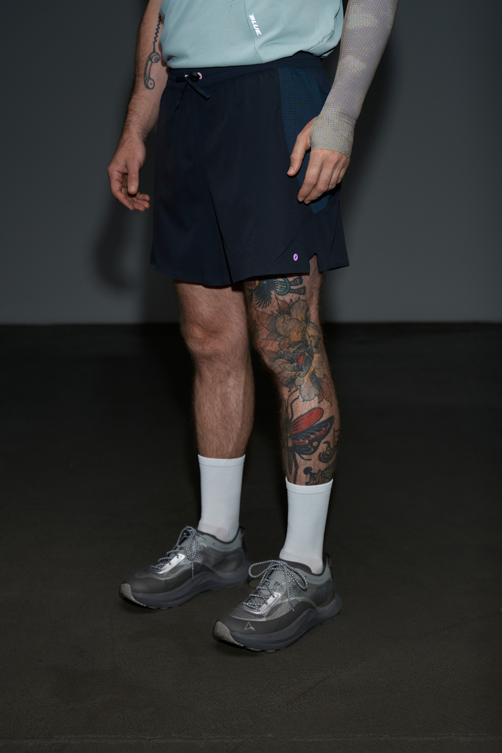 Шорты Blue Monte Frog Breath Trail Running Shorts "Dark-Blue Mountains"
