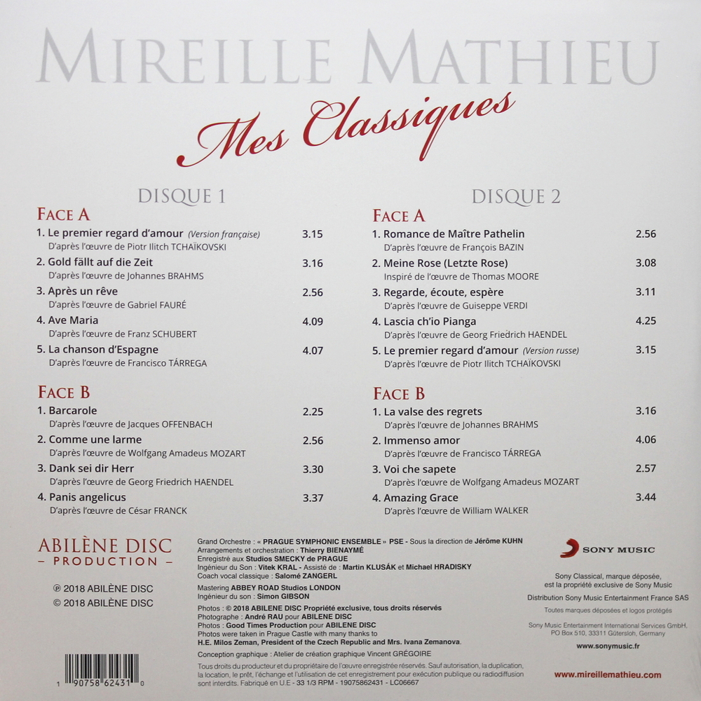 Mireille Mathieu / Mes Classiques (2LP)