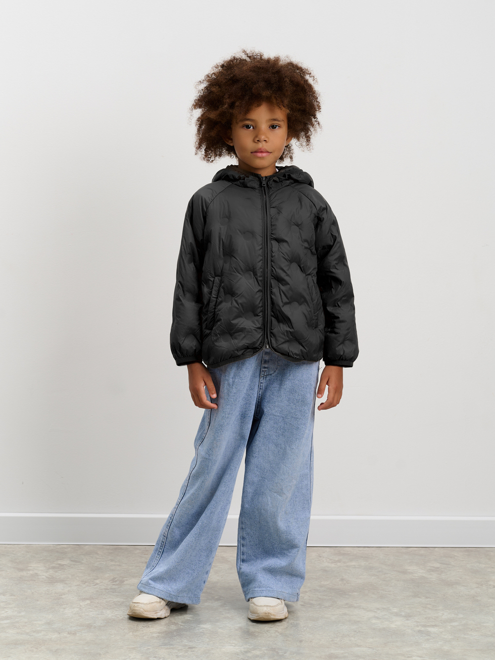 Пуховик демисезонный детский Д-1 цвет черный
