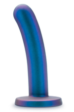 Синяя насадка с гладкой поверхностью Surrender 5.75 Inch Intermediate Pegging Dildo - 14,6 см. (Цвет: синий)