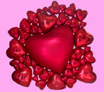 Сердце 9" Красный Agura