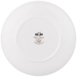 НАБОР ТАРЕЛОК ЗАКУСОЧНЫХ LEFARD ''WHITE FLOWER" 2 ШТ. 20,5 СМ СЕРЫЙ (КОР=16НАБ.)