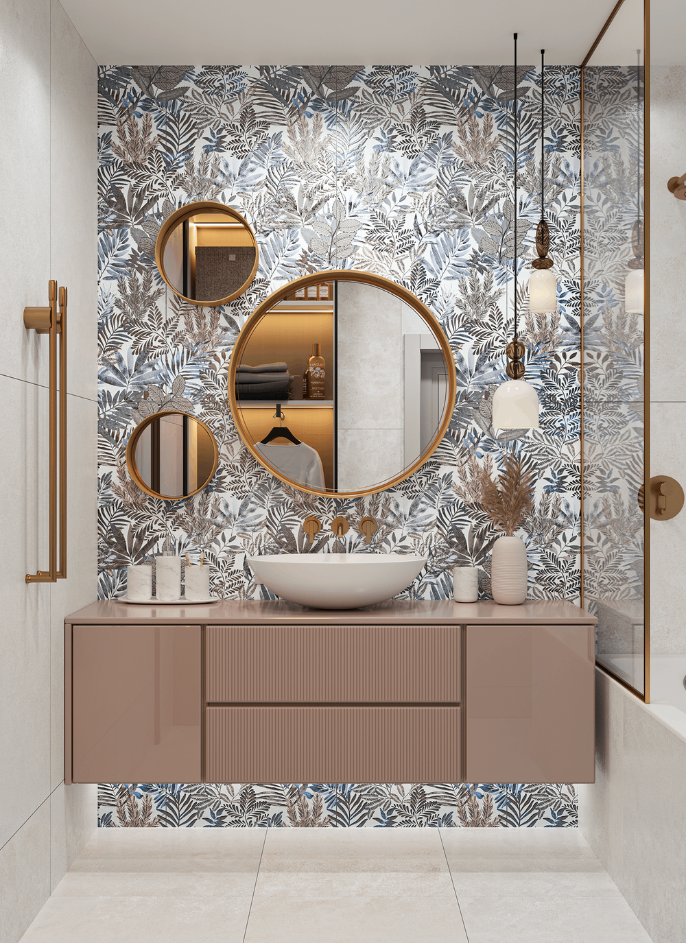 Керамогранит Buono Ceramica EMMA FIORE DECORO CARVING 1200*600*8.5мм Карвинг