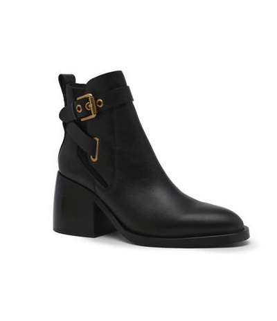 Кожаные ботильоны See By Chlo\u00e9 - черный(SB41011A 18041)