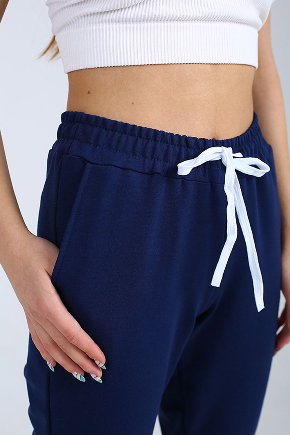 С-624 Брюки-джоггеры из футера