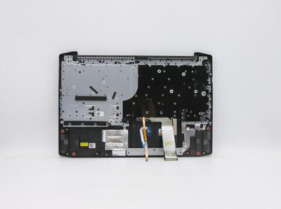 Верхняя панель с клавиатурой (топкейс) для ноутбука Lenovo ideapad Creator 5-15IMH05 82D4 раскладка - русская, с подсветкой, темно зеленый (5CB0Z26935), оригинал