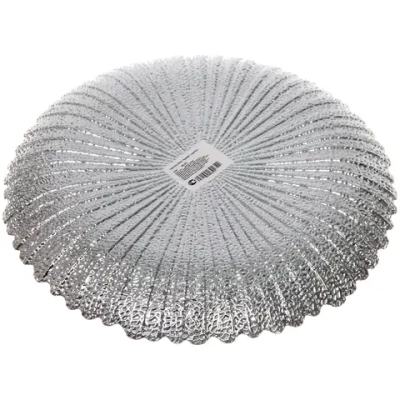 Тарелка 26см «Нимфа» серебро