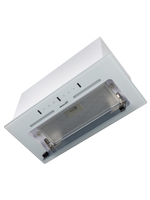 Вытяжка кухонная LedyDC-60GT (WHITE) белый, D150мм,1100м3/ч, полновстраиваемая, ИНВЕРТОРНЫЙ Мотор 110Ватт (Энергетическая эфф-ть класс А+), стекло 60см, сенсорное управление + управление жестами (MACBI)