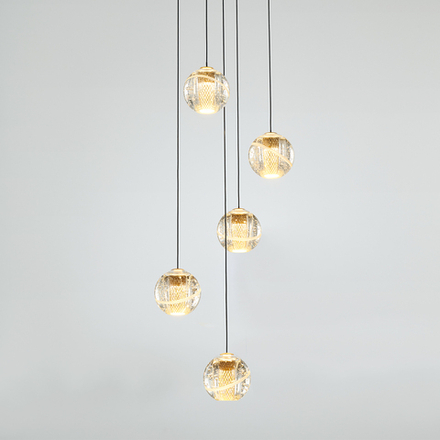 Подвесной светильник MD22001052-5A gold