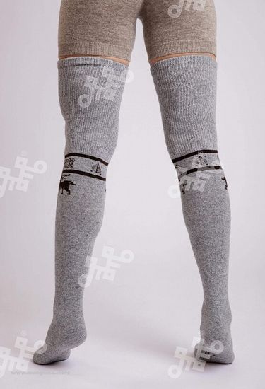 Чулки из  монгольской шерсти