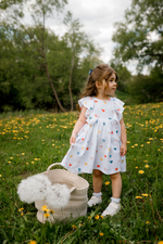 Платье из муслина «Разноцветные сердечки»