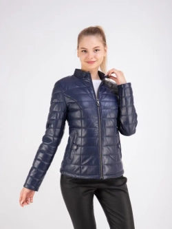 Куртка женская из натуральной кожи короткая Турция