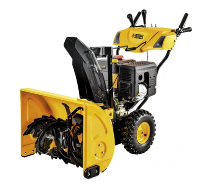 Бензиновая снегоуборочная машина SB 1100 E, 11 л.с, Loncin, с электростартером, фара, обогрев Denzel