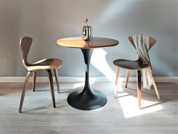 Стол обеденный Tulip Round Walnut