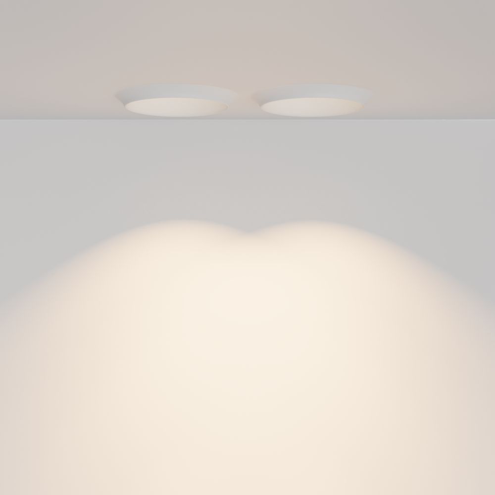 Светильник встраиваемый Maytoni   DL124-GU10-02-TRS-W