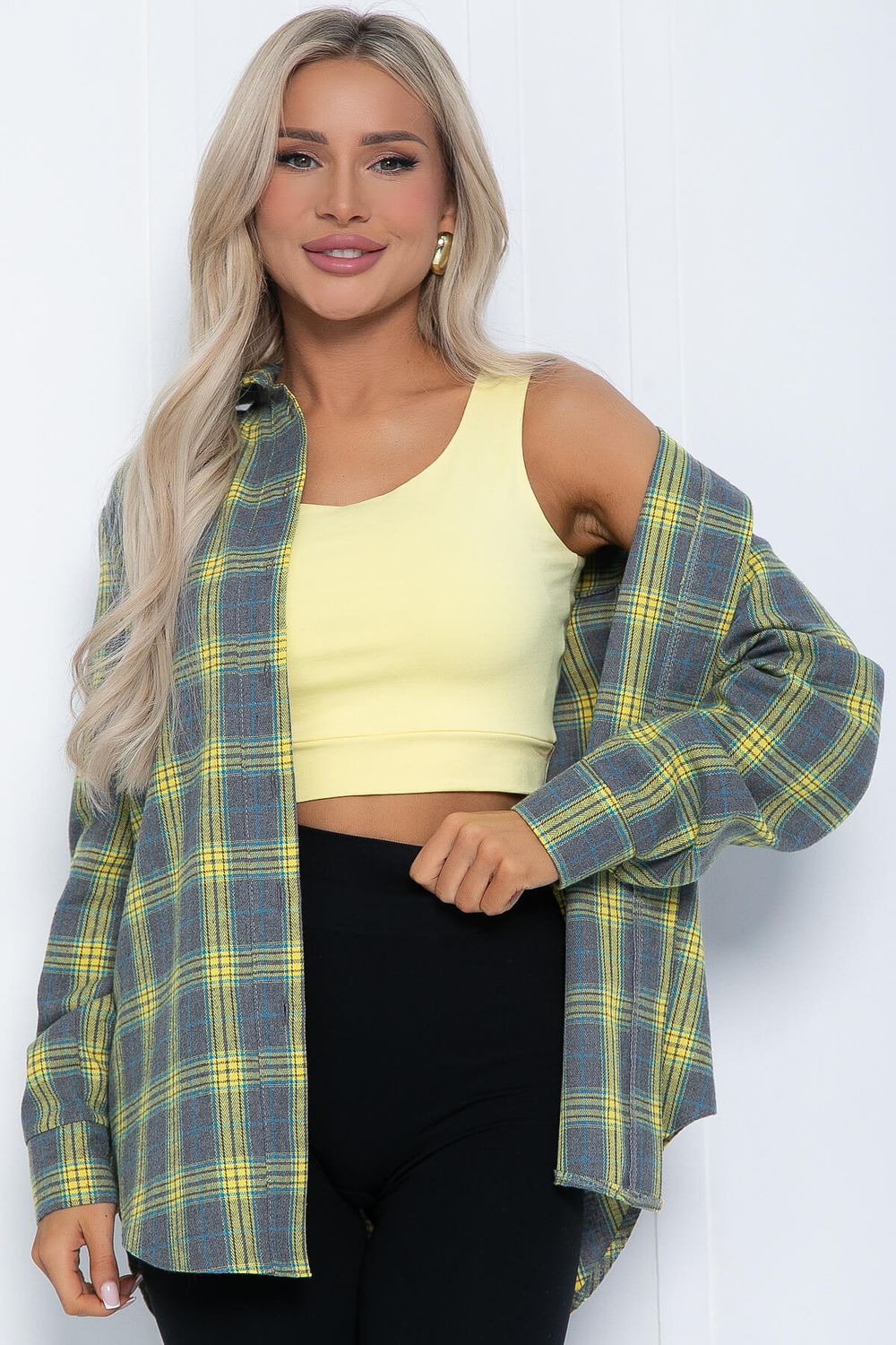 Кроп топ Софт (желтый) Б12511-7 LT Collection