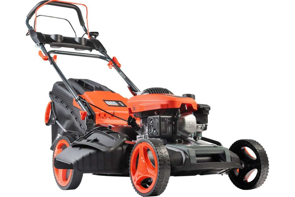Бензиновая газонокосилка PATRIOT PT 55LS, 173 сс, 4 л.с., 51 см, 65 л. трав., метал. дека, привод 512109055