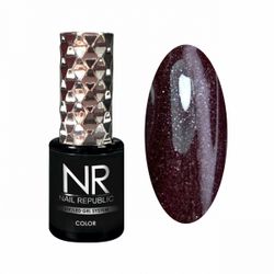 NR Гель-лак 198 -  Мерцающий махагон коричневый, 10 мл