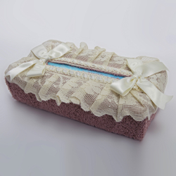 Салфетница для бумажных полотенец 12х24 Old Florence Buratto розовая  Италия