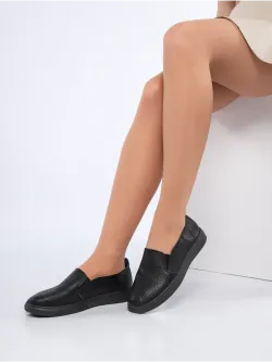 Мокасины летние с перфорацией