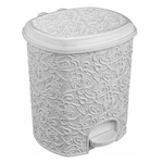 Ведро для мусора 11л с педалью 11л "Ажур"