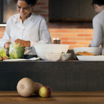 Чаша tierra, D18 см, бежево-розовая