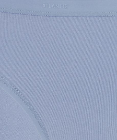 Женские трусы бикини (3шт) Atlantic 3LP-195, экрю + темно-синий + голубой