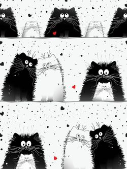 Простынь на резинке Milky Garden "Tomcat" 160х200 см