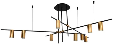 Люстра на штанге Indigo BREVE 11031/9R Black V000028