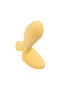 Анальный вибратор Satisfyer Intensity Plug, силикон, желтый, 9 см