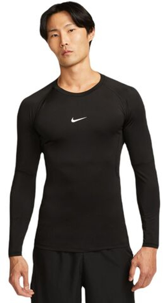Компрессионка  Nike Pro Dri-FIT Tight Long-Sleeve фитнес Top - черный