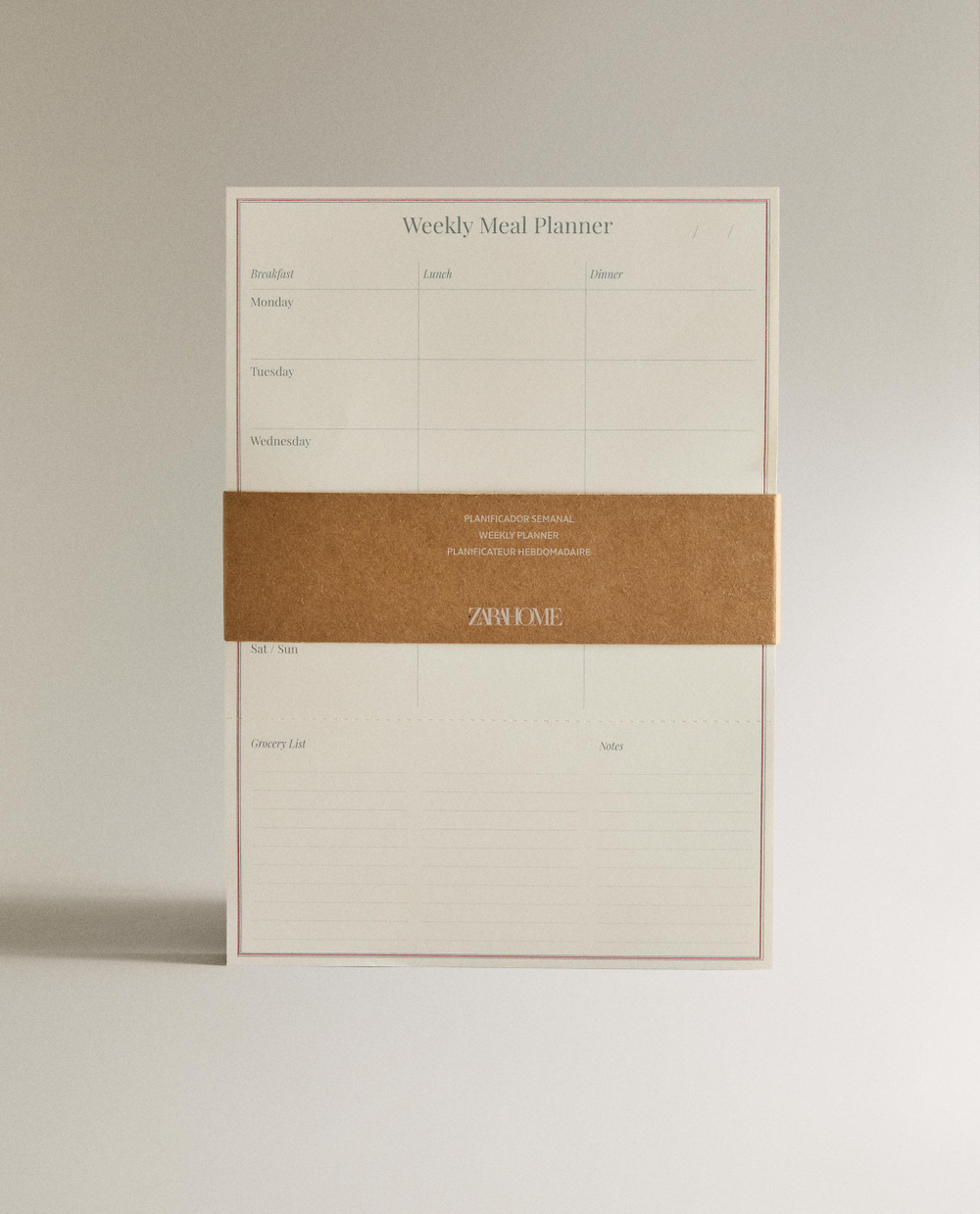 Планинг Zara Home, бежевый, 6282/111