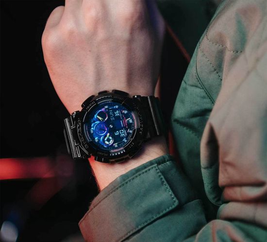Наручные часы Casio G-Shock GA-100RGB-1ADR