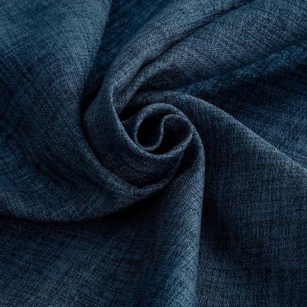 Блэкаут лен для штор темно-синий оптом. 95-2