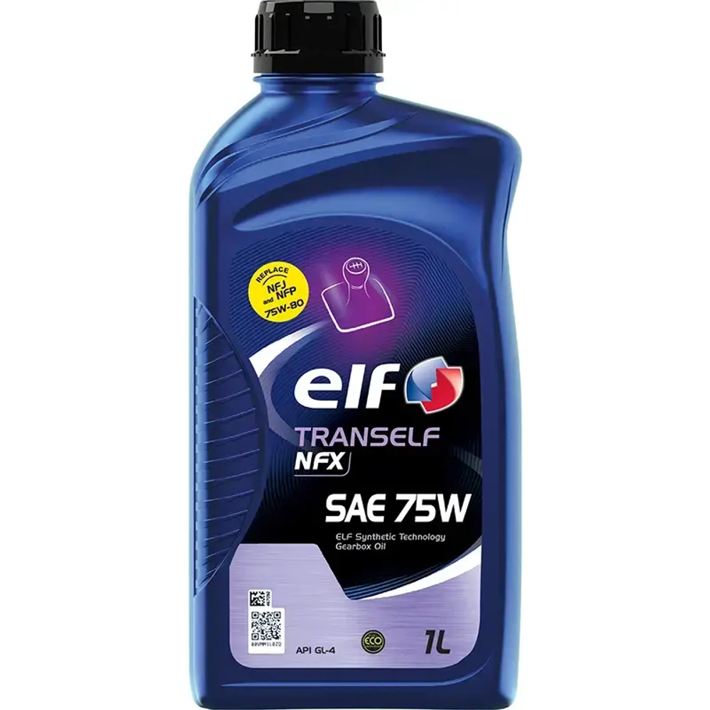 Масло трансмиссионное ELF Tranself NFX 75W GL-4 для МКПП (1л)
